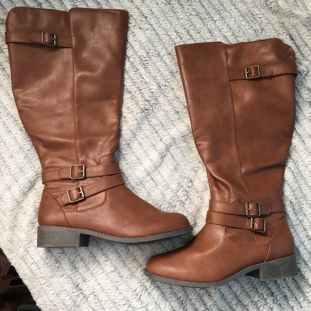 Plus Size - Wide Calf Boots